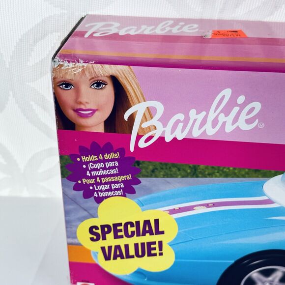 2002 Barbie Baby Blue Fab 4 Convertible Car Mattel Special Value Variant - Picture 9 of 16